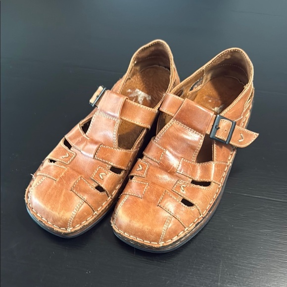 Josef Seibel Tan Leather Sandals - Picture 1 of 6